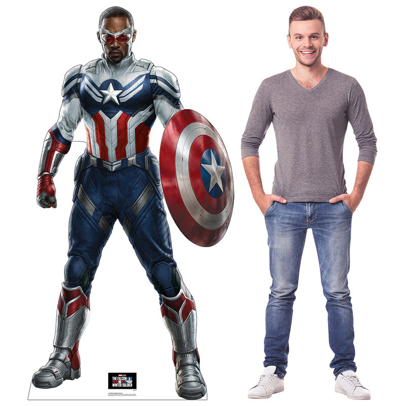 FALCON CAPTAIN AMERICA "The Falcon and the Winter Soldier" Cardboard Cutout Standup / Standee