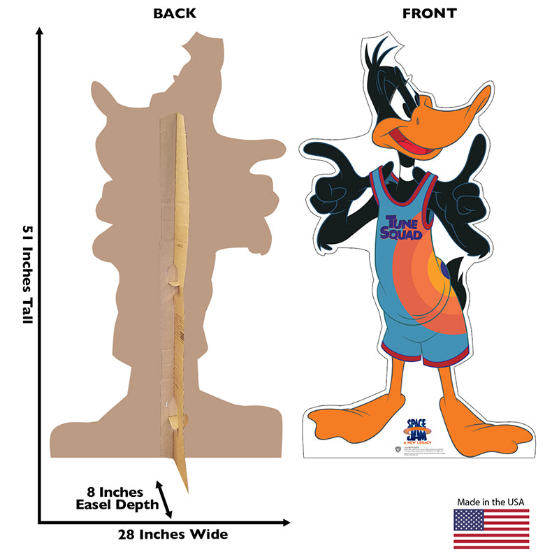 DAFFY DUCK "Space Jam: A New Legacy" Cardboard Cutout Standup / Standee