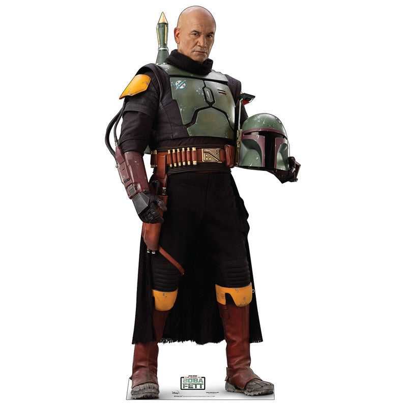 BOBA FETT Star Wars Book of Boba Fett Lifesize Cardboard Cutout Standup ...