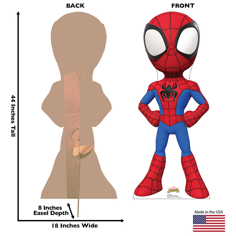 SPIDEY / PETER PARKER "Spidey and His Amazing Friends" Cardboard Cutout Standup / Standee