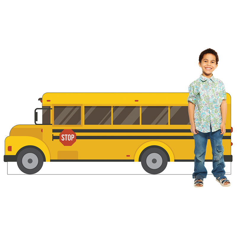 SCHOOL BUS Cardboard Cutout Standup / Standee
