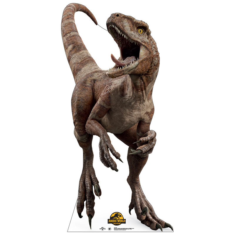 RED THE ATROCIRAPTOR Jurassic World Dominion Cardboard Cutout Standup red-the-atrociraptor-jurassic-world-dominion-cardboard-cutout-standup