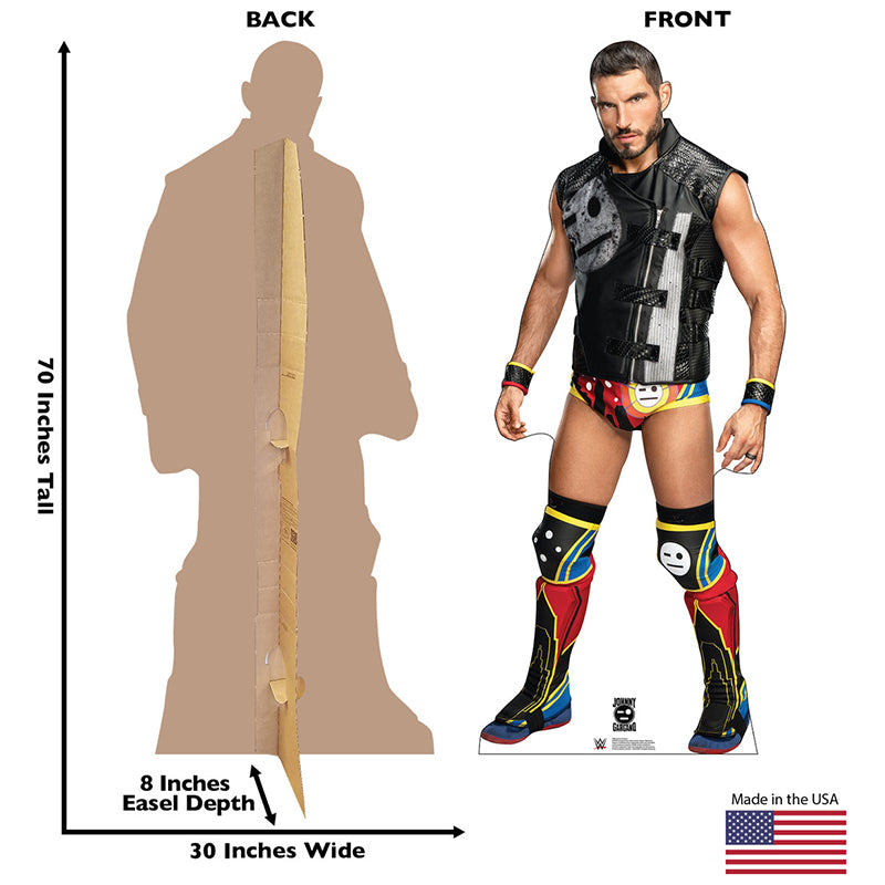 JOHNNY GARGANO WWE Wrestling Cardboard Cutout Standup / Standee