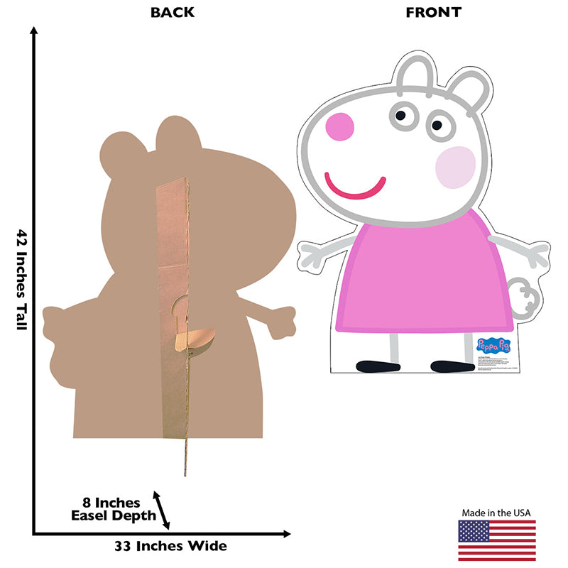 SUZY SHEEP "Peppa Pig" Cardboard Cutout Standup / Standee