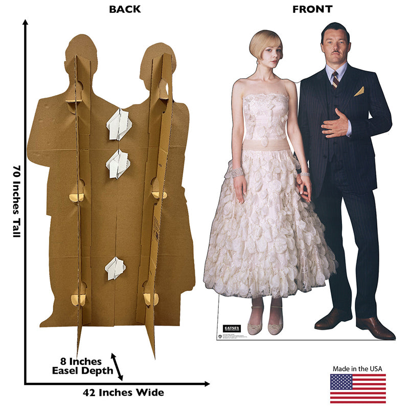 TOM & DAISY BUCHANAN "The Great Gatsby" Cardboard Cutout Standup / Standee